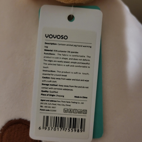 Yoyoso hand warmer stuff animal - Picture 5 of 5
